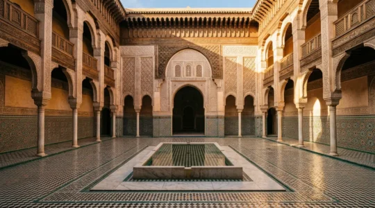 Comparaison architecturale entre les médersas Bou Inania et Al-Attarine de Fès