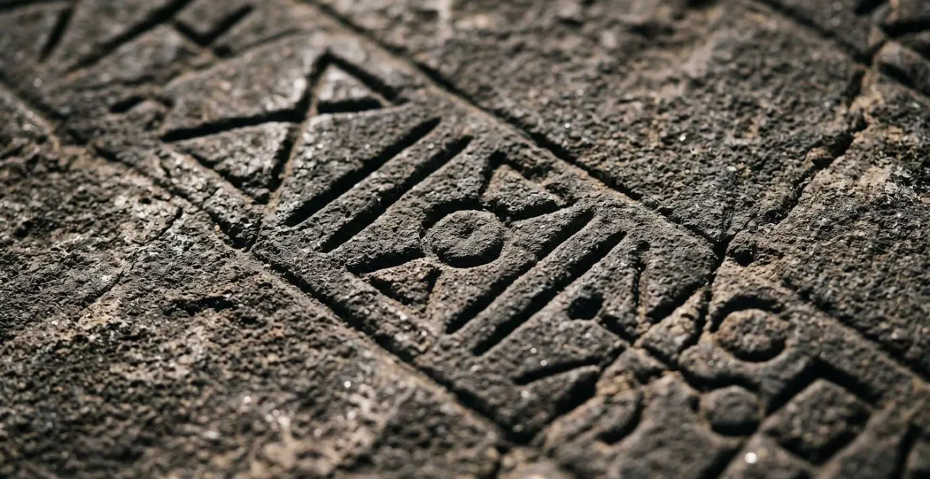 Gros plan sur une plaque de rue marocaine avec inscription en Tifinagh et traduction